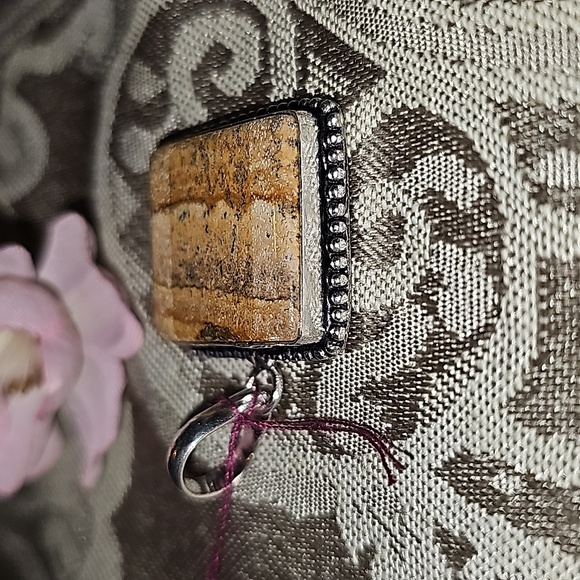 New Picture jasper pendant - Picture 5 of 8